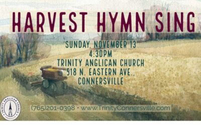 Harvest Hymn Sing (Nov. 13th at 4:30 p.m.)