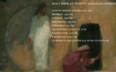 Holy Week at Trinity 2024